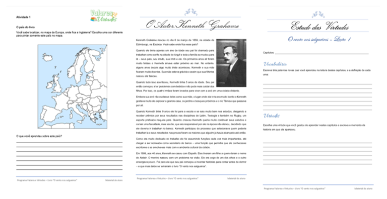 O vento nos salgueiros aluno